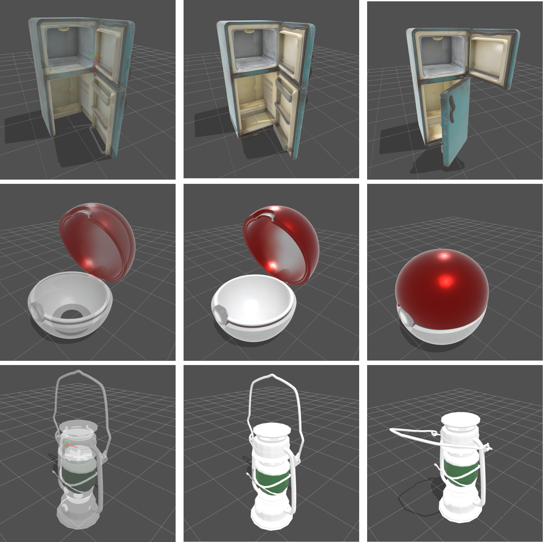 Qualitative results on Objaverse objects